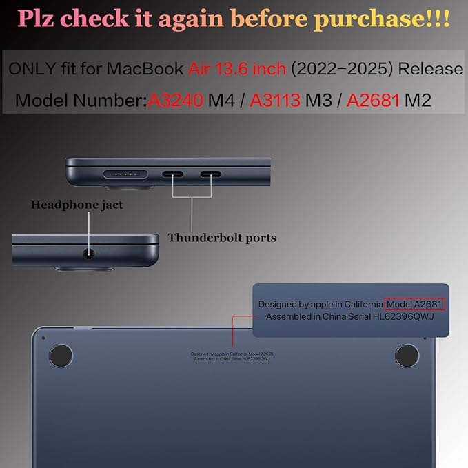 CISSOOK Compatible with MacBook Air 13.6 inch Case 2025 2024 2023 2022 Release Model A3240 A3113 A2681, Protective Plastic Hard Shell Case Cover for MacBook Air 13 inch M2 M3 M4, Tree Landscape