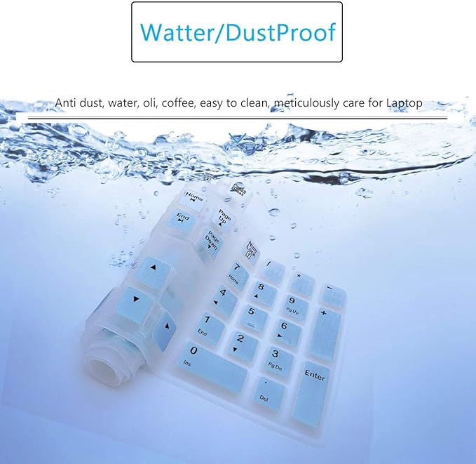 MUBUY Keyboard Cover & Skin Protector for Logitech MK120 - keyboard Protective Skin, US Layout
