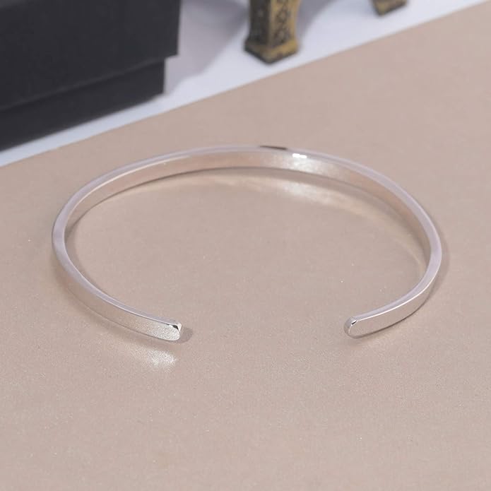CiNily Womens Cuff Bracelet,Opal Bangle Bracelets Gold Plated Hypoallergenic Ladies Gemstone Open Cuff Bangle Bracelet
