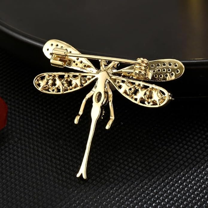 Animal Brooch for Women Rhinestone Brooch Pin 18k Gold Plated Animal Lapel Pin Fashion Jewelry Gift for Mom Wife