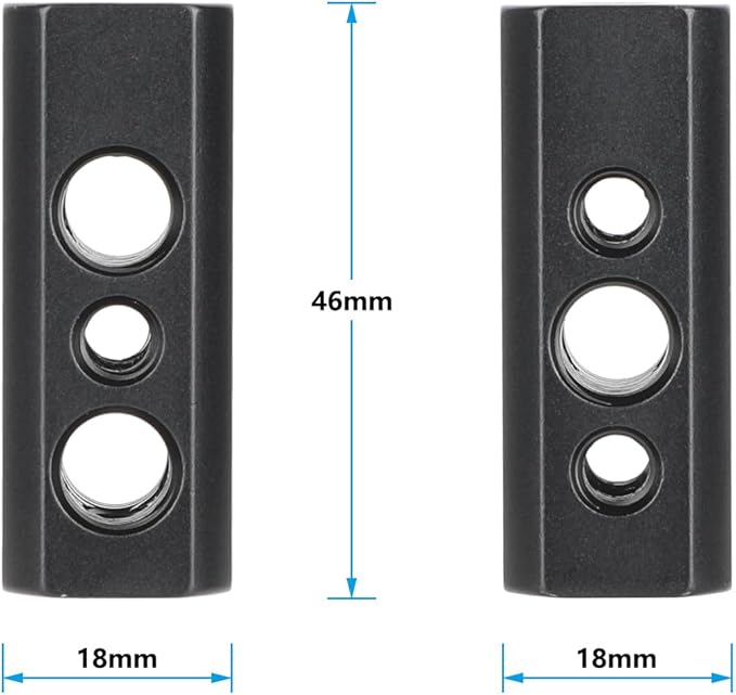 CAMVATE Accessory Mount Adapter with 1/4"-20 & 3/8"-16 Threads - 3633