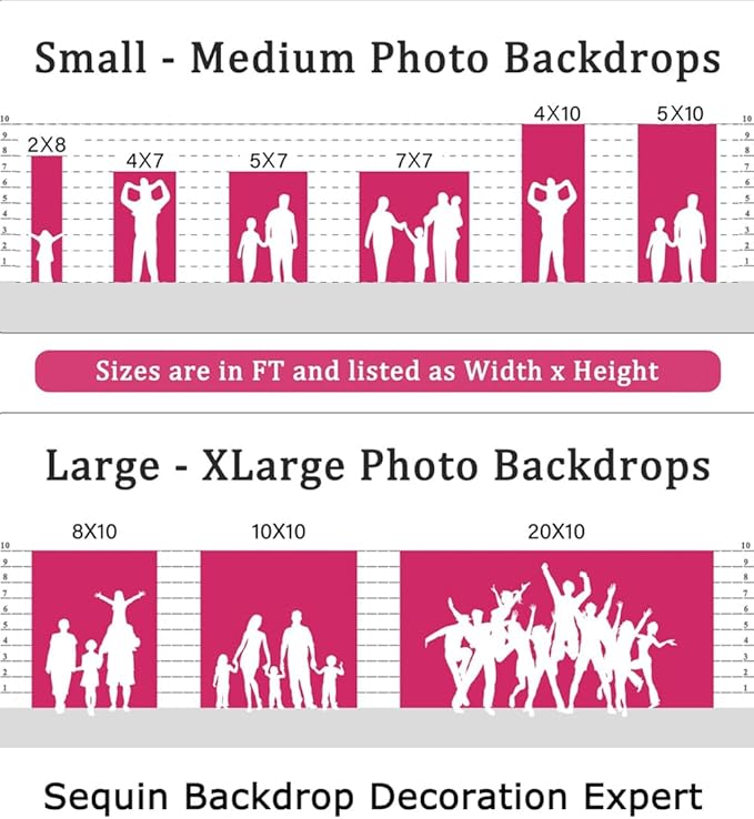 ShinyBeauty Sequin Backdrop- 5FTx10FT-Black-Sequin Photo Backdrop,Photo Booth Background,Sequence Christmas Backdrop Curtain