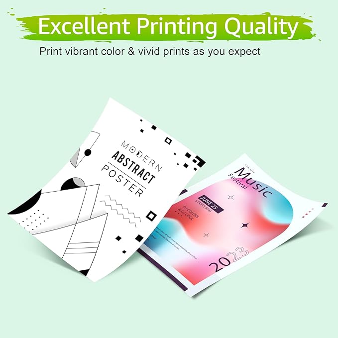 Upgraded 962XL Ink Cartridges Combo Pack Replacement for HP 962XL 962 XL High Yield Black & Color Ink Cartridge Set Work for HP OfficeJet Pro 9010, 9020 Series Printer (1BK/1C/1M/1Y, 4 Pack)