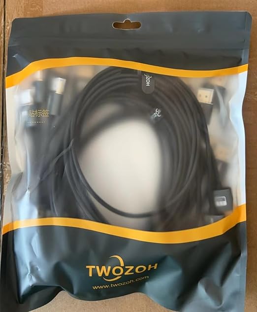 Twozoh Slim 4K HDMI Cable 3.3FT 10 Pack, Ultra Thin & Flexible Skinny HDMI to HDMI 2.0 Cord Support 4K/60HZ 18gbps Laptop, Monitor, PS5, PS4, Xbox One, Fire TV