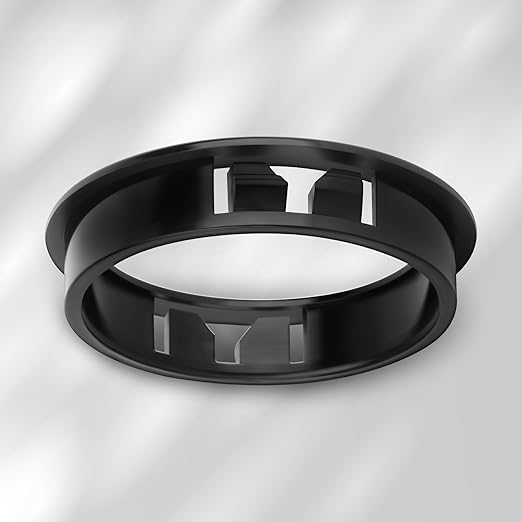 50PCS 1-1/2" Black Cable Snap Bushing Grommet, Snap in Cord Bushing Protect Cables