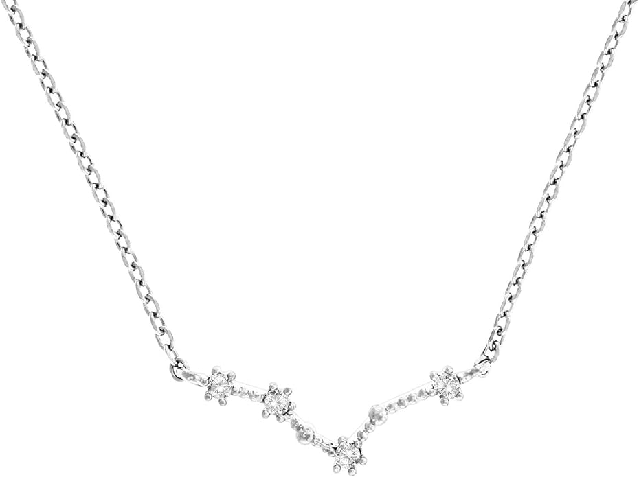 PAVOI 14K Gold Plated Astrology Constellation Horoscope Zodiac Necklace 16-18"