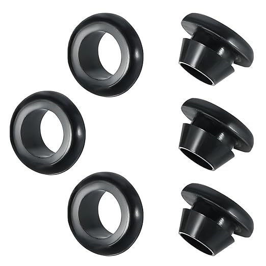 Qrity 9 PCS Rubber Grommets Cable Railing, Car Grommet, Cable Railing Protective Sleeves for Metal Posts, ID 30mm Mount Dia 35mm