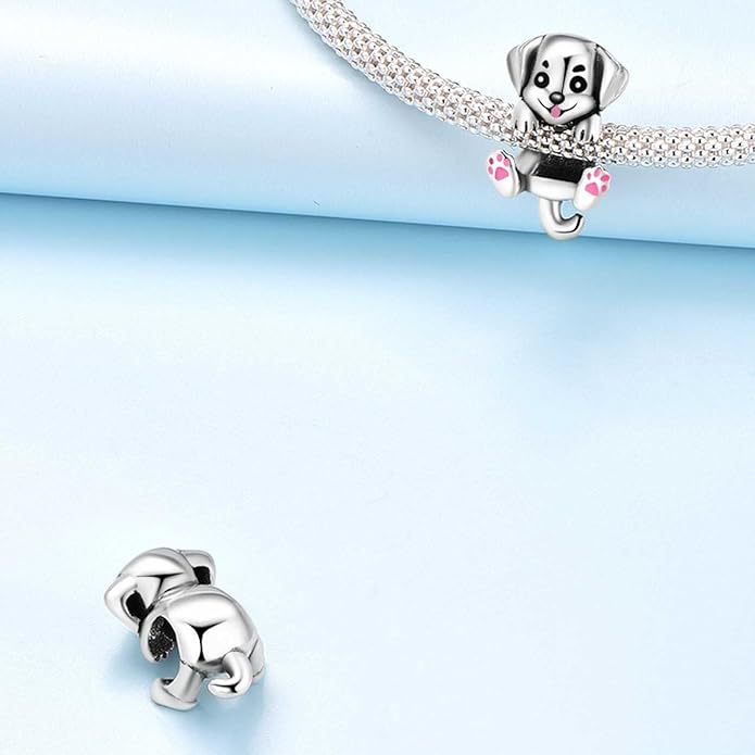 Cute Panda Animal 925 Sterling Silver Charms for Bracelets and Necklace Dangle Pendants Butterfly Elephant Dog Bead Jewelry Present for Women Family Friends