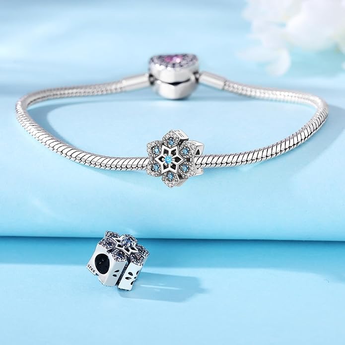 925 Sterling Silver Charms Bead for Bracelets Necklaces, Star Moon Crescent Sun Solar Pendent, Blue Ocean Starfish Shells Turtle Crab Starry Sea Cute Jewelry Birthday Gifts for Women Men