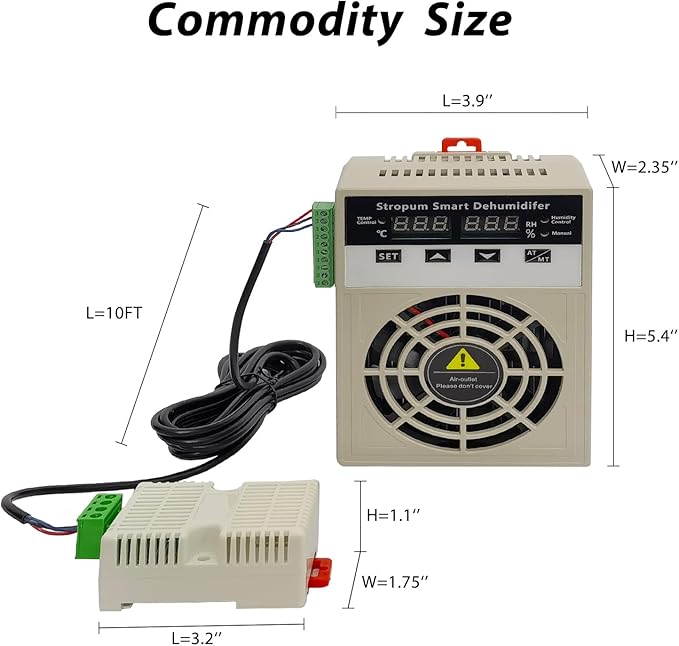 Automatic Small Dehumidifier for Grow Tent,Electric Box,Storage Cabinet,Closet,110V/240V Mini Dehumidifier With Temperature Control Switch
