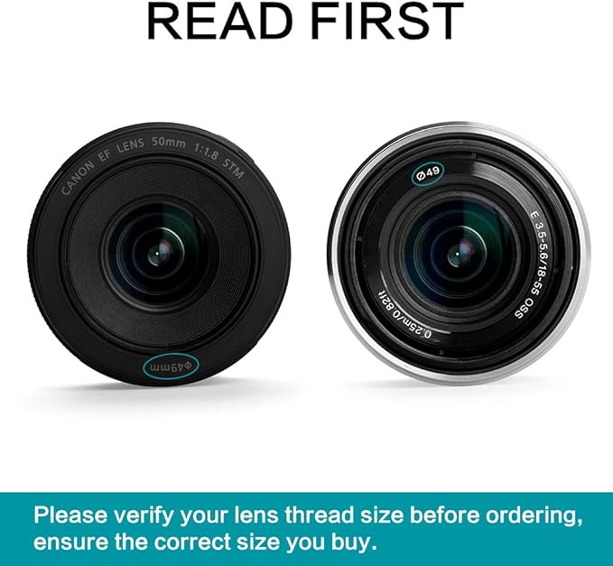 40.5mm Graduated Color Filters Kit 9 Pieces Gradual Colour Lens Filter Kit Set Accessory for Canon Nikon Sony Pentax Olympus Fuji DSLR Camera + Lens Filter Pouch +Lens Cleaning Cloth