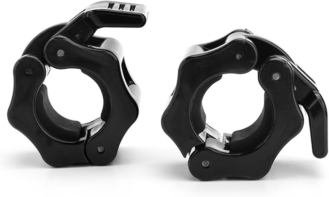 1 inch Barbell Collar Weight Lifting Barbell Clamps Quick Release Dumbbell Collars Locking Collar for Workout Home Gym Training
