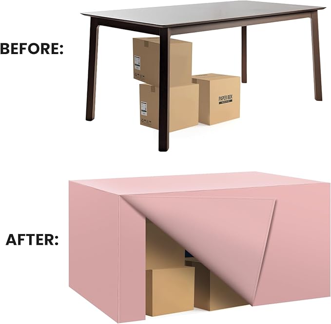 Ascoza 2 Pack Fitted Tablecloth for 8 Foot Rectangle Tables 96 x 30 Inch Dusty Pink Table Covers Water Resistant Polyester Table Cloth for Wedding, Parties,Display, Trade Show (Dusty Pink)
