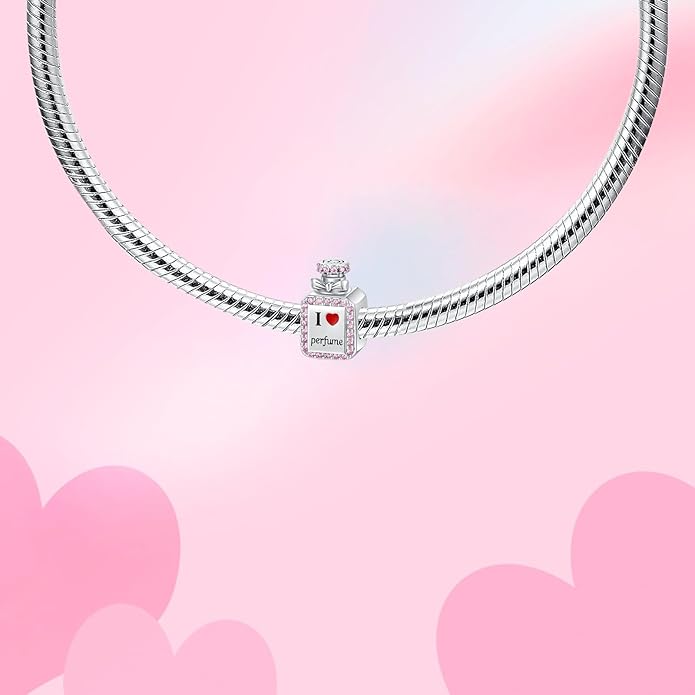 Bible Family Mom Wife Love Heart Dangle Charm 925 Sterling Silver Charms fits Bracelets and Necklace Pendant Bead Charms Jewelry Present for Women Family Friends