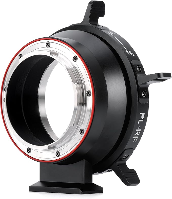 PL-RF Lens Mount Adapter with Rotary Lock Mount Converter Compatible with PL Lens to Canon RF Mount Cameras EOS R EOS R5 EOS R6 EOS R3 EOS Ra EOS RP
