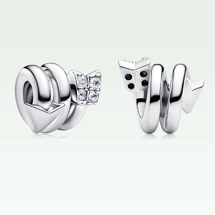 Family Mom Heart Charms 925 Sterling Silver Bead for Bracelets and Necklaces For Women Jewelry Present