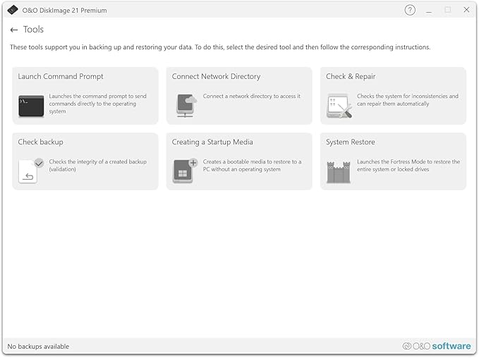 O&O DiskImage 21 Premium - Reliable data backup for Windows PCs, hard drives +SSDs. System recovery, disk cloning + data loss protection for Win 11, 10