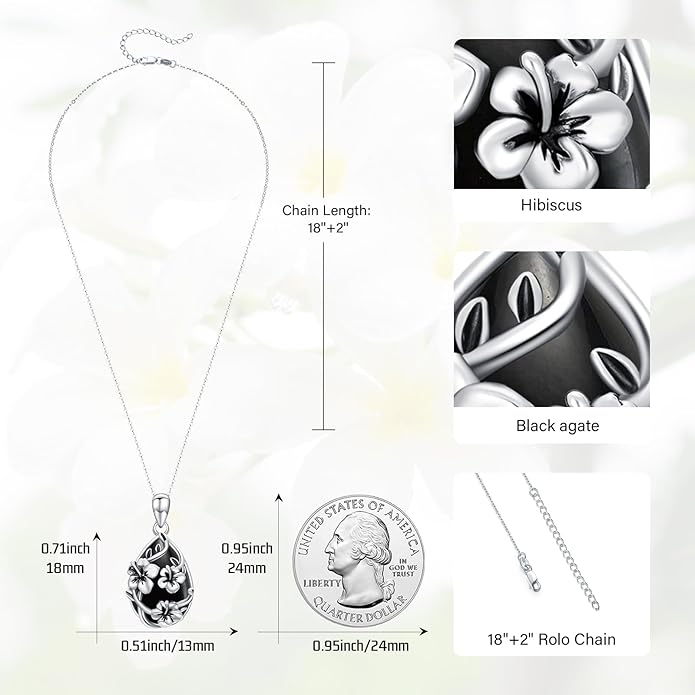 JUSTKIDSTOY Moonstone Necklace 925 Sterling Silver Teardrop Pendant Necklace Jewelry Gifts for Women Girls