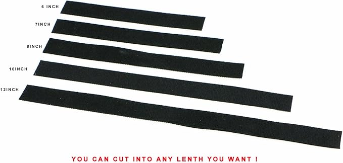 Pasow fastening tape Cable Tie Double Side Nylon Power Wire Management 3/4Inch 1 Roll Hook (5 Yards, Style 2)