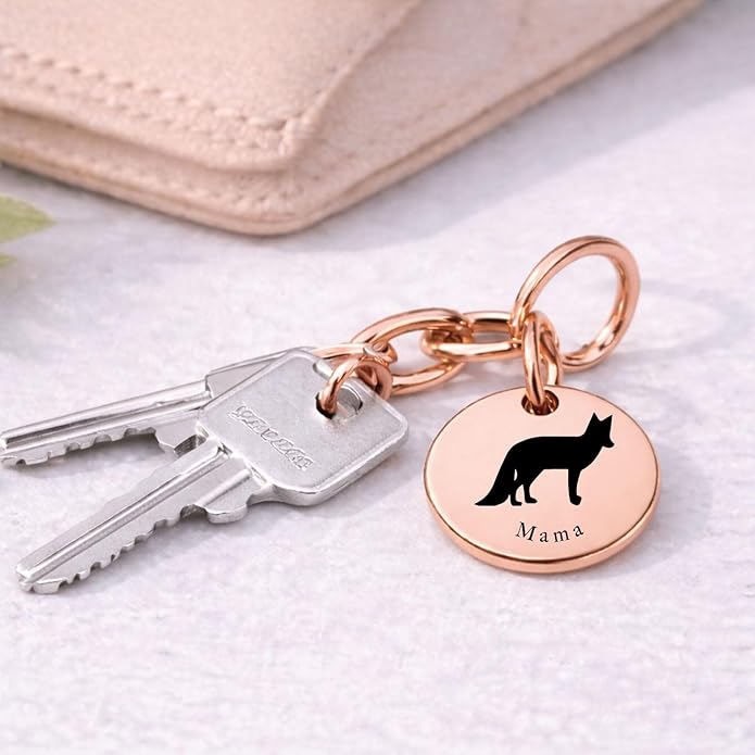 SM Design Mama Animal Charm Set – Set of 4 Stainless Steel Charms – Motherhood & Family Keepsake Jewelry Charmss