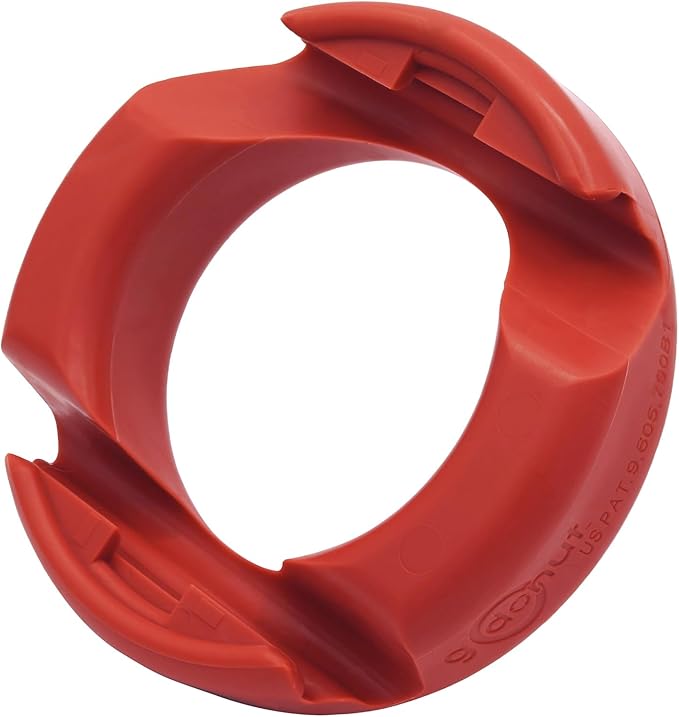 GoDonut – Phone Stand Original – Cell Phone Holder + Tablet Stand Desk Organizer – Compatible with Tablet, iPhone 16 15 14 Pro Max, Android & Most Smartphones - Red