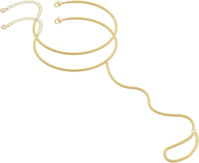 MBW Gold Bracelets for Women Trendy, Dainty 14K Gold Plated Bracelet Stack Beaded Chain Bracelet Set Thin Small Cute Paperclip Bracelets Fashion Waterproof Jewelry Gift Gold Accessories for Women