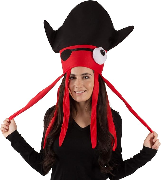 Funny Party Hats Squid Hat - Funny Fun and Crazy Hats in Many Styles