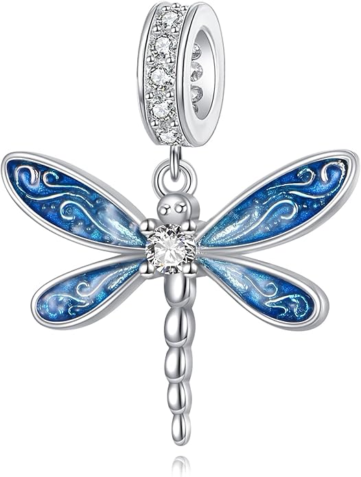Charms for Bracelet 925 Sterling Silver Bearded Dragon/Dragonfly/Mother Daughter/Highland Cow/Dachshund Bead Gift for Women