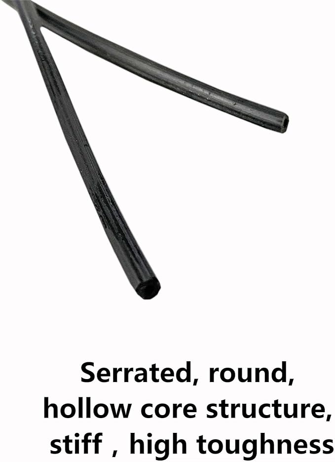 FLYZZZ Screen Spline 0.125" (1/8"), 100 ft | for Narrow Grooves ONLY | NOT for All Standard Windows (See Guide in Image #2)