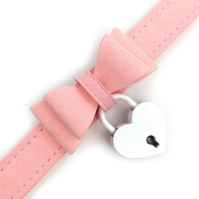 Bell Choker Collar Necklace Lolita Bow Collar Cat Kitty Velvet Necklace
