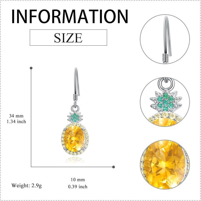 VONALA Flower Earrings for Women 925 Sterling Silver Rose/Lotus/Scottish Thistle/Tulip/Lilac/Mushroom/Pineapple Dangle Drop Earrings Flower Jewelry Gifts for Women Girls Birthday Gifts