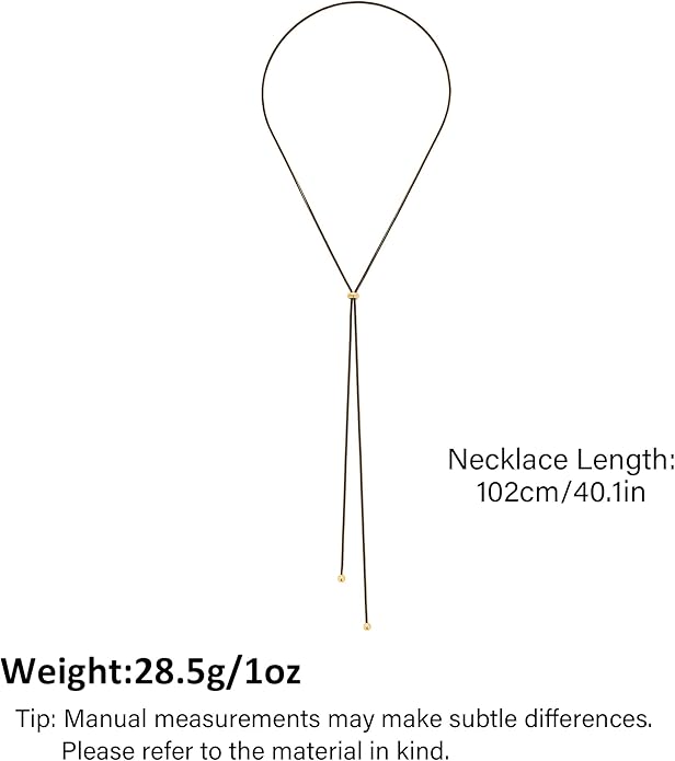 Gold Silver Necklace for Women Y Chain Adjustable Gold Long Necklaces Fashion Dainty Jewelry