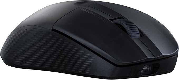 Turtle Beach Pure Air - Ultra-Light Wireless Ergonomic RGB Gaming Mouse, 26K DPI Optical Sensor, 125 Hour Battery, Dual Wireless System, Titan Optical Switches, Bluetooth, RGB Illumination - Black