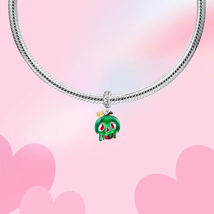 Birthday Fashion Love Heart Dangle Charm 925 Sterling Silver Charms fits Bracelets and Necklace Pendant Bead Charms Jewelry Present for Women Family Friends