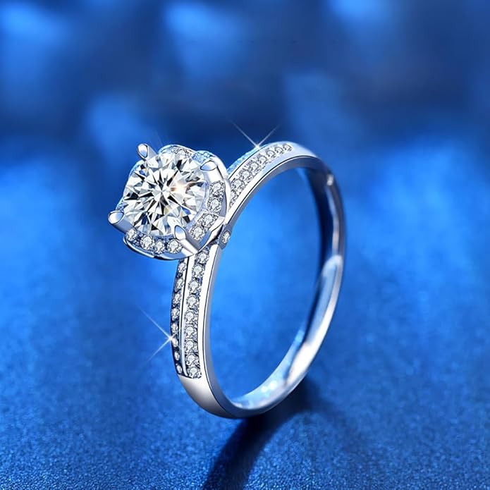 Chic 1 Carat Diamond Wedding Band | D-Color VVS2 Clarity | Elegant and Dazzling Jewelry for Women