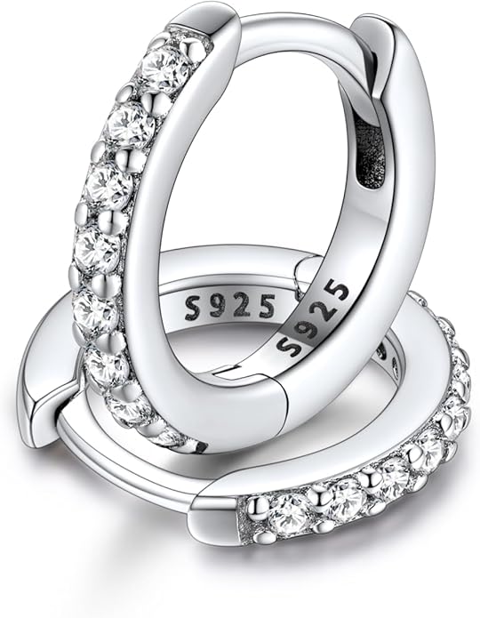FaithHeart Sterling Silver Hoop Earrings for Women, Hypoallergenic Huggie Hoop Earrings Lightweight Small Cartilage Earrings Hoop Earring Dainty Everyday Earrings 6/8/10/12/14/15/16/18/20mm