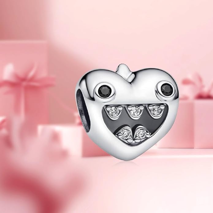 Family Mom Heart Charms 925 Sterling Silver Bead for Bracelets and Necklaces For Women Jewelry Present