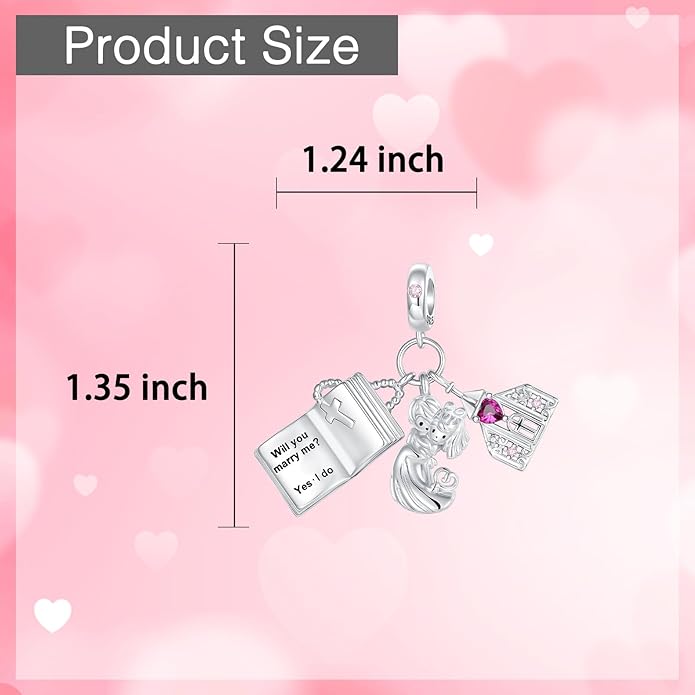 925 Sterling Silver Charms for Bracelets and Necklaces Charms for Women Fashion Jewelry for Women Friend and Mother
