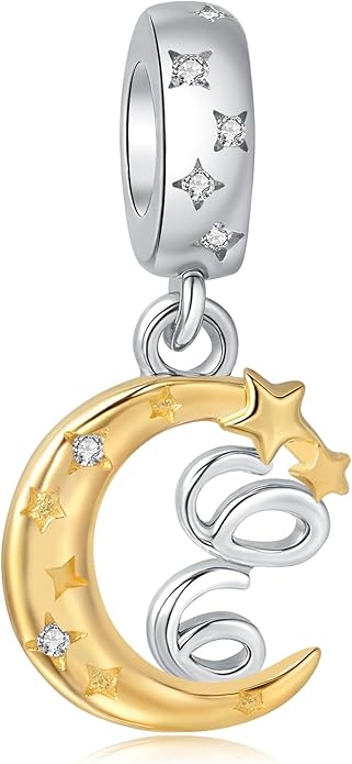 925 Sterling Silver Letter Charms fit Pandora Charms Bracelets fit Women Christmas Birthday Gift