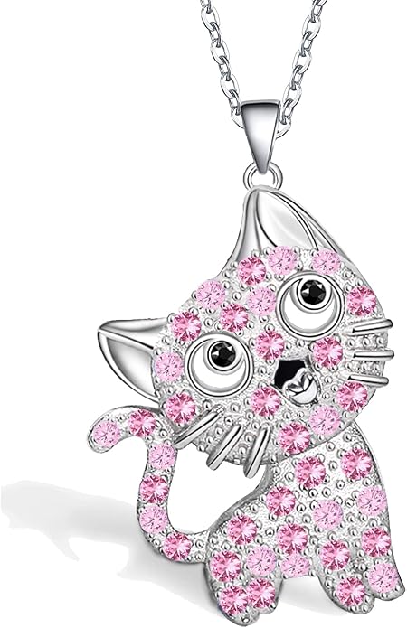 Couple Heart Or Cat BFF Best Friend for Girls Puzzle Friendship Pendant Necklaces,316L Stainless Steel