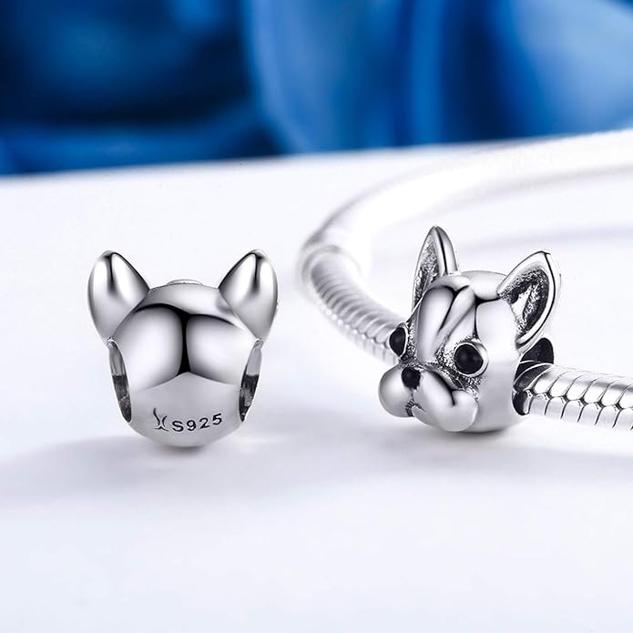 925 Sterling Silver Charms Fit Pandora Charms Bracelet I Love You to The Moon and Back Fit Wife Mom Christmas Birthday Gift