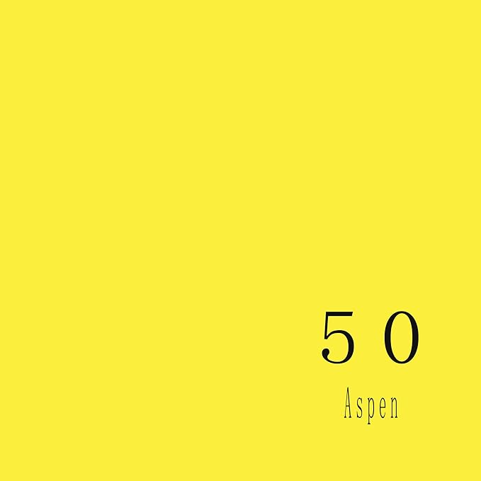 Huamei Seamless Photography Background Paper,Yellow Photo Backdrop Paper 107-Inches Wide x 36-Feet (Aspen)