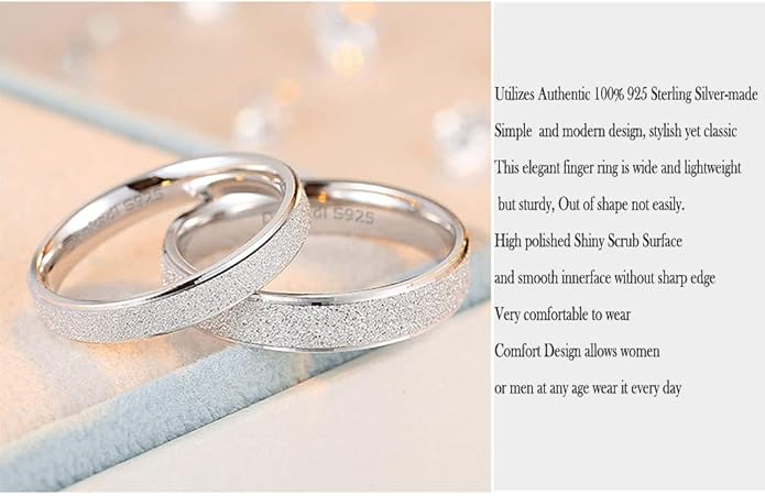 Dankadi Simple Fashion S925 Sterling Silver Ring Smooth Plain Dome Comfort Solid Silver Wedding Ring For Men & Women 3.5 mm 3-13# 24k Real Gold Plated Jewelry