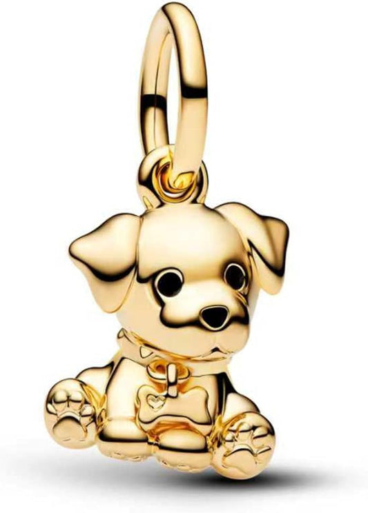 Gold Heart Family Charms Bead for Bracelets and Necklaces Jewelry Charm for Women Valentine Mother's Day
