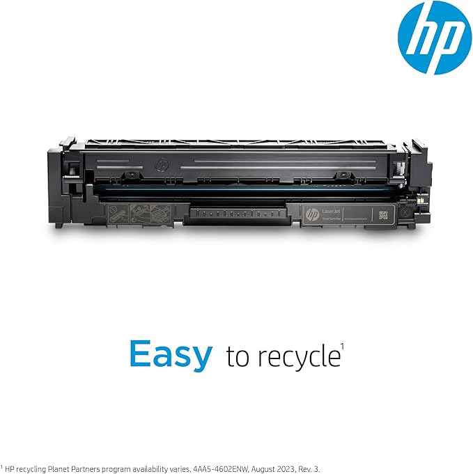 HP 202A Cyan, Magenta, Yellow Toner Cartridges (3 Pack) | Works with HP Color LaserJet Pro M254, HP Color LaserJet Pro MFP M281 Series | CF500AM