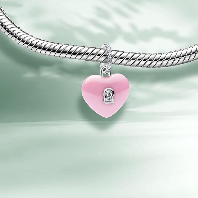 Family Mom Heart Charms 925 Sterling Silver Bead for Bracelets and Necklaces For Women Jewelry Present