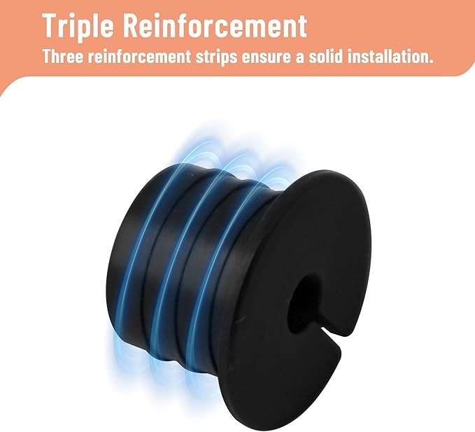 Cable Routing Kit for Starlink for 1 inch Wall Hole, Wall Bushing Grommet, Starlink Accessories, Silicone Cable Wall Pass, Starlink Anti-Slip Wall Grommets for Cables (1 inch) 2 Pcs