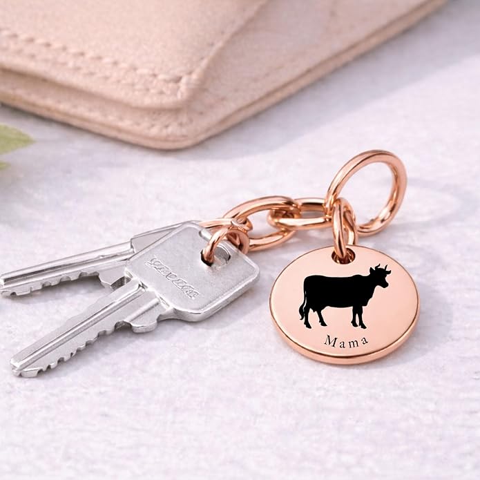 SM Design Mama Animal Charm Set – Set of 4 Stainless Steel Charms – Motherhood & Family Keepsake Jewelry Charmss