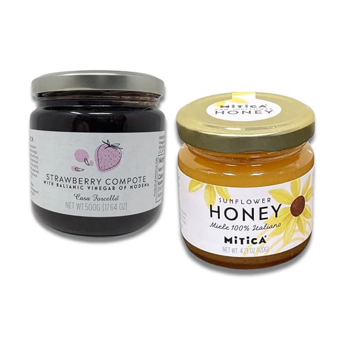 Authentic Italian Charcuterie Assortment with Meats, Cheeses, Crackers, Honey and Jam – A Taste of Italy Perfect for Any Occasion or for Gifting