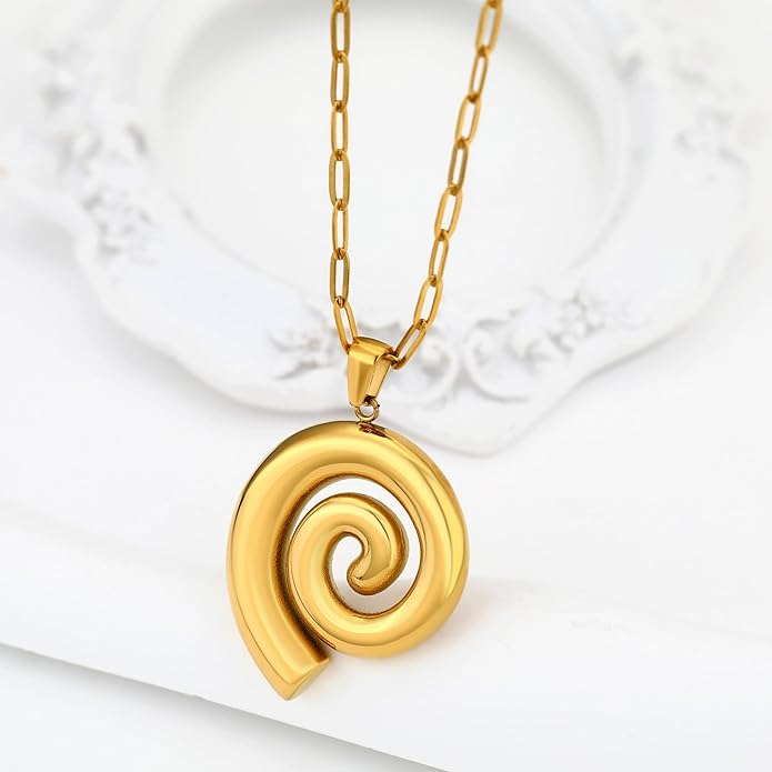 Charm Necklace for Women Gold Evil Eye Sun Moon Flower Coin Pendant Necklace Dainty Paperclip Chain Vintage Luck Amulet Choker Necklaces Celestial Jewelry Gift
